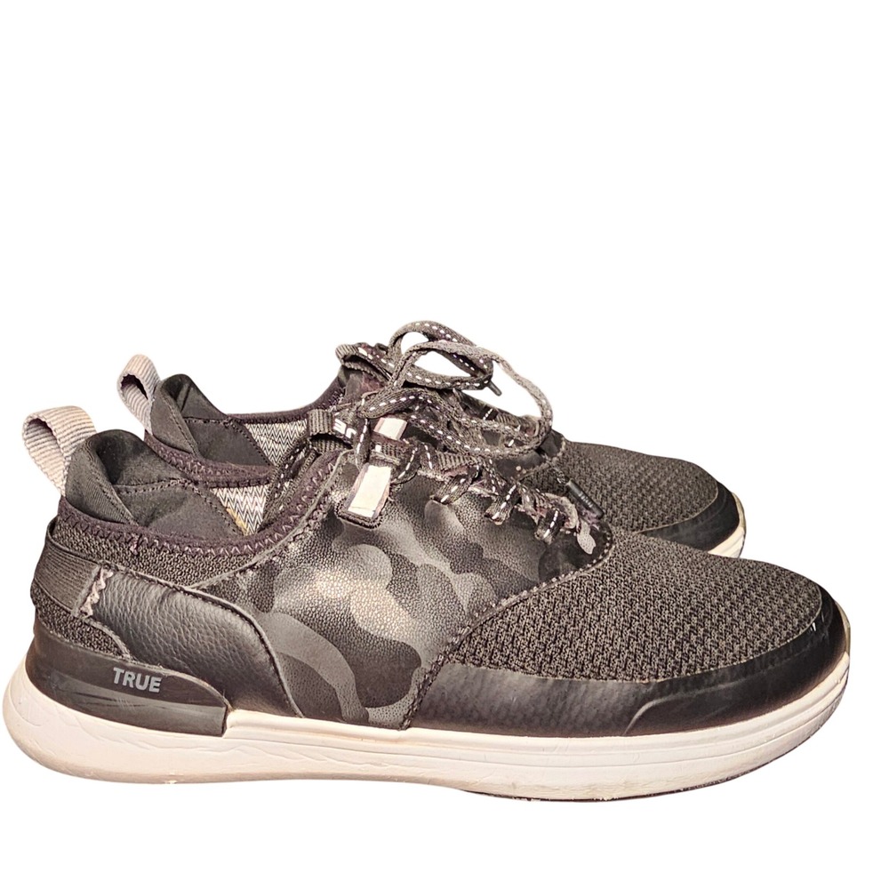 True Linkswear True Lux Hybrid Black Camo Spikeless Golf Shoes Mens 12 M12 Gorp